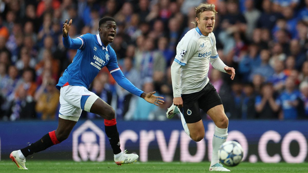 Rangers v závěrečném předkole Ligy mistrů podlehli Bruggám